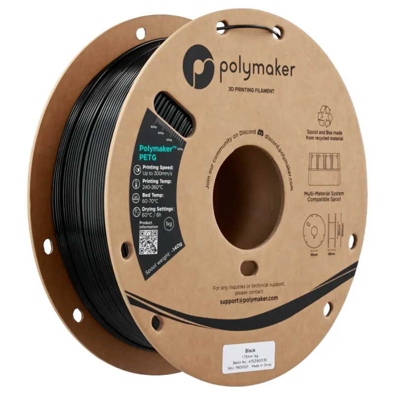 Polymaker PETG - Black - 1.75mm - 1kg