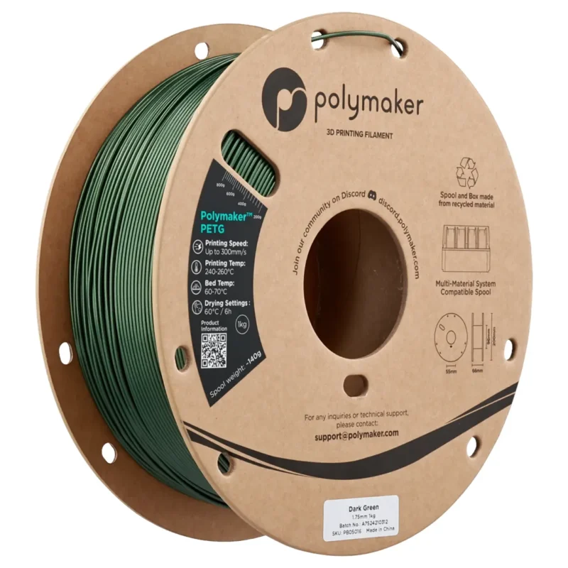 Polymaker PETG - Dark Green - 1.75mm - 1kg