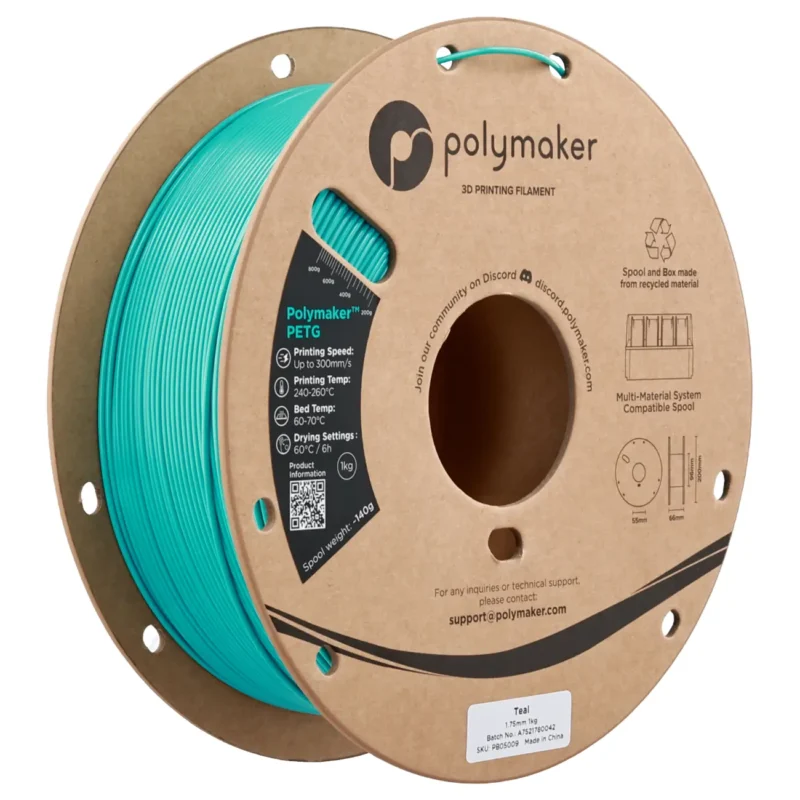 Polymaker PETG - Teal - 1.75mm - 1kg