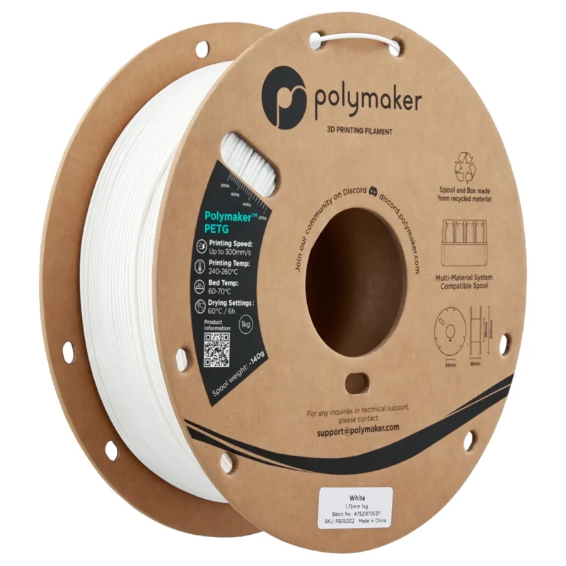 Polymaker PETG - White - 1.75mm - 1kg